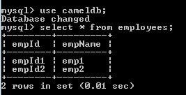 Apache Camel MYSQL Output
