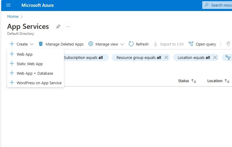 Spring Boot 3 Create Azure App