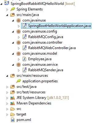 Spring Boot RabbitMQ Eclipse Setup