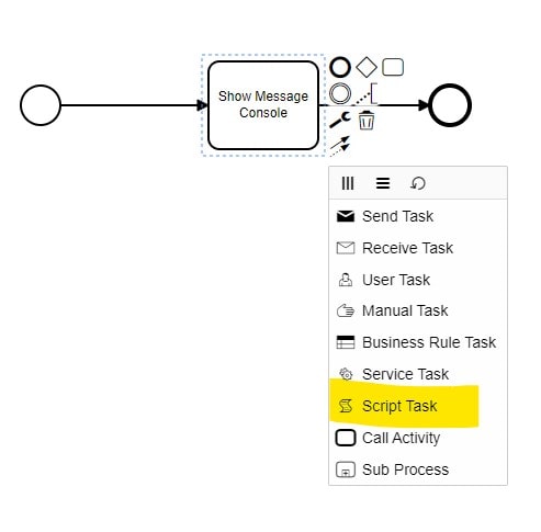 Spring Boot + Camunda BPMN - Script Task