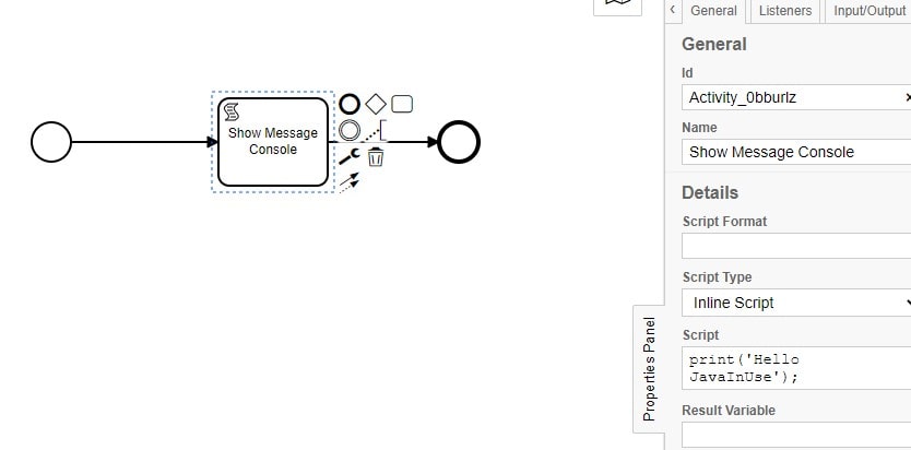 Spring Boot + Camunda BPMN - Script Task