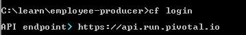 Cloud Foundry Login API
