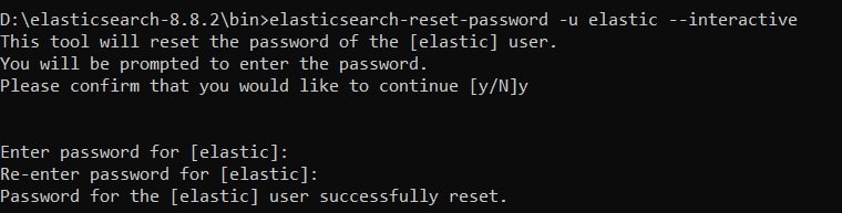 elasticsearch 8 security set password