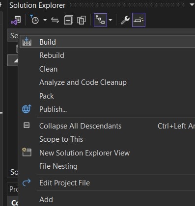 Visual Studio gRPC Client Console Project