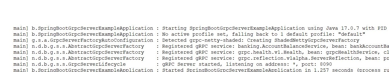 Spring Boot 3 + gRPC server