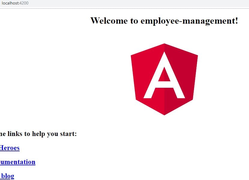 angular 7 hello world