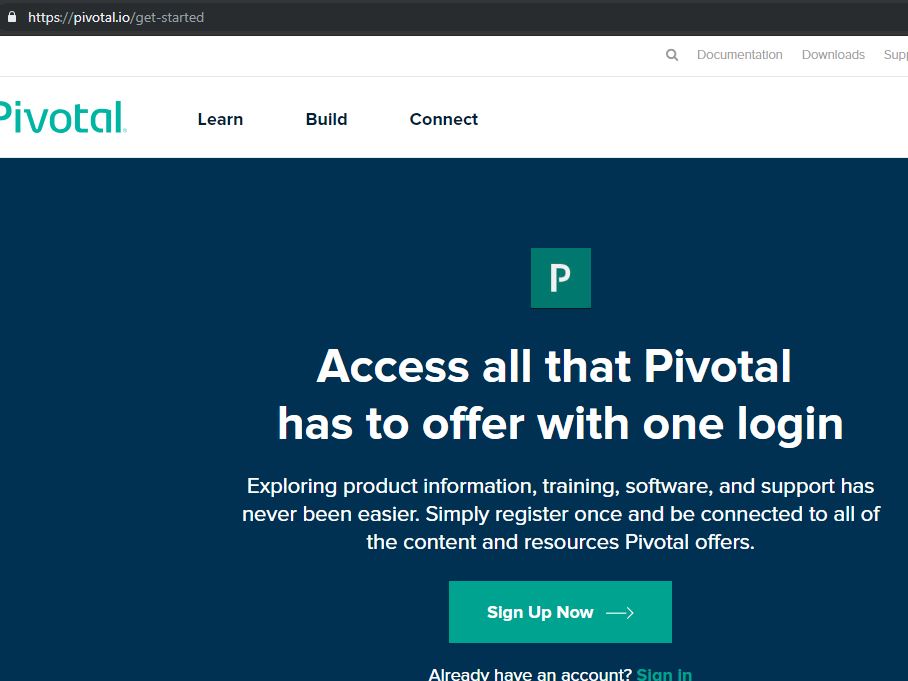 Pivotal Cloud Foundry Home