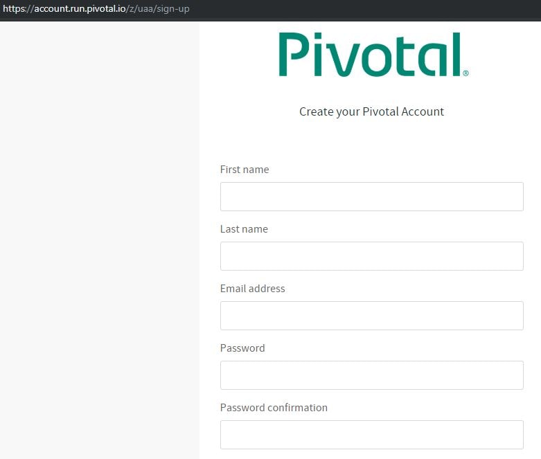 Pivotal Cloud Foundry Home