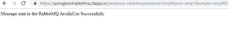 Spring Boot RabbitMQ Output