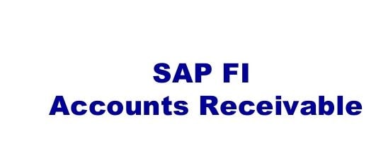 SAP FICO ACCOUNTS RECEIVABLE