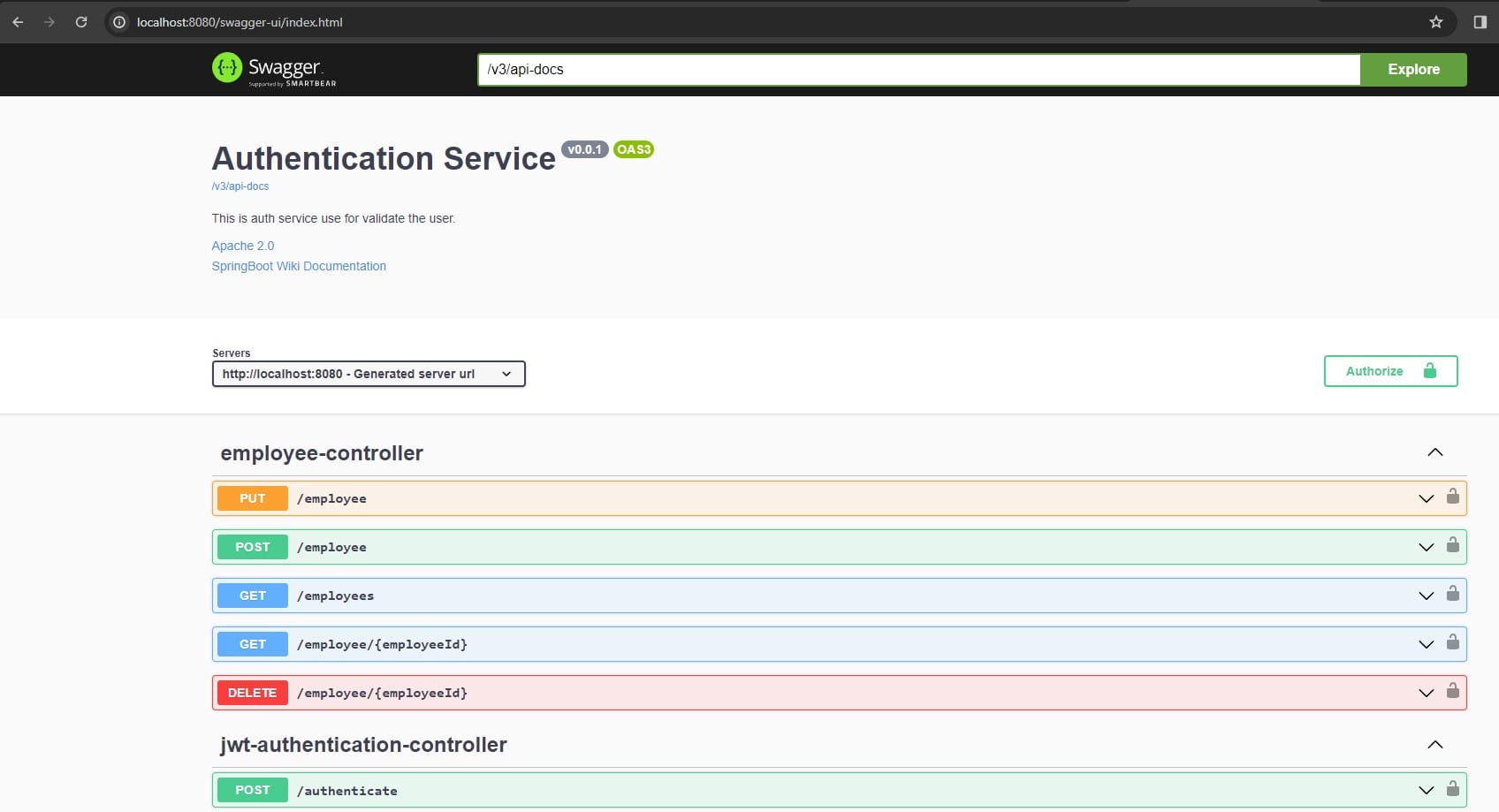 Spring Boot 3 security JWT authentication swagger ui